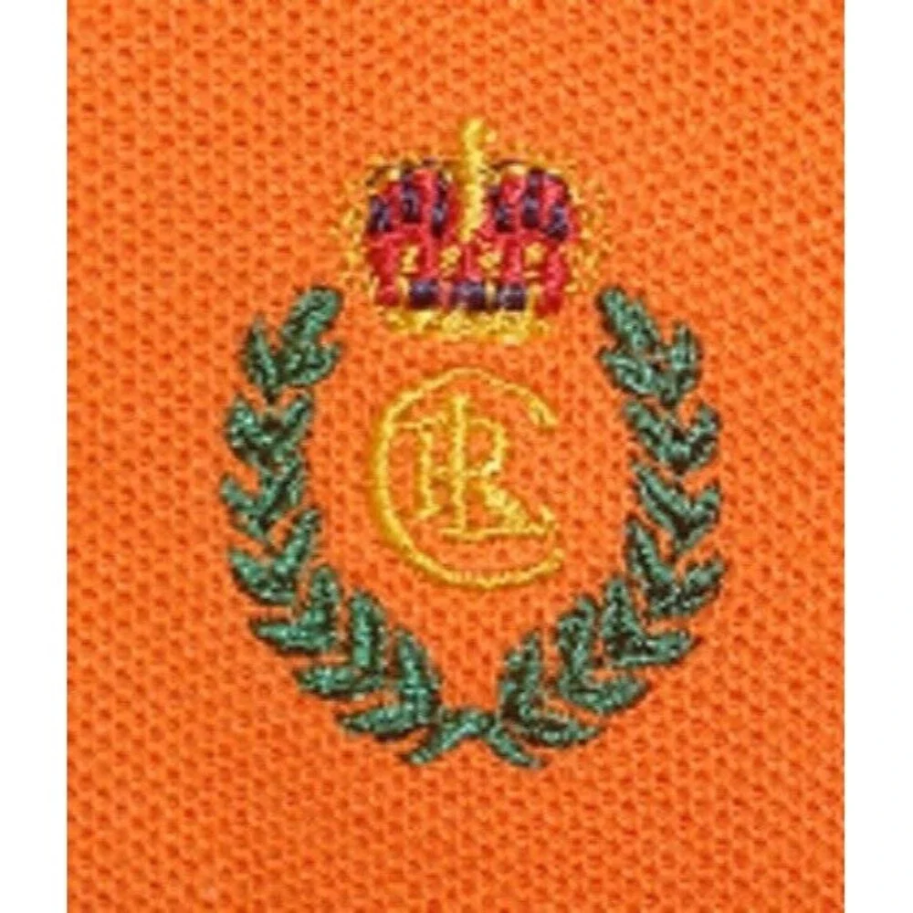 Chaps Ralph Lauren Polo Golf Shirt Vintage Orange Pullover Mens Size XL